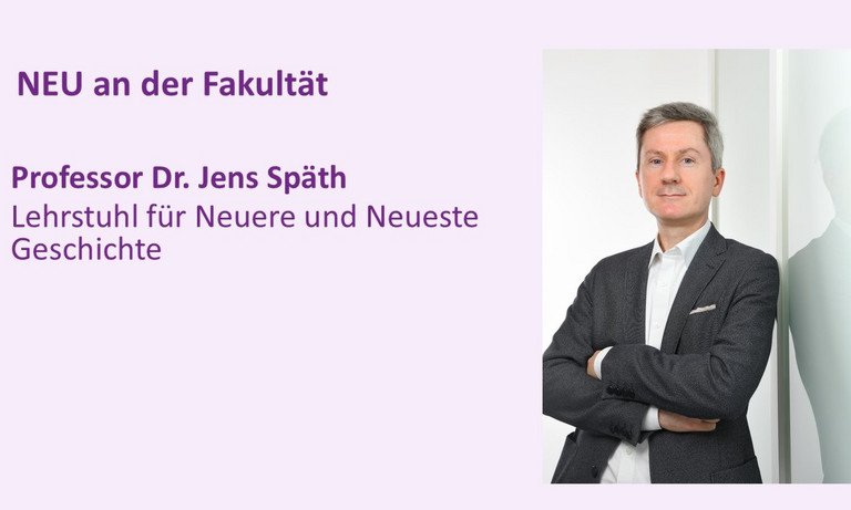 Neu an der Fakultät - Prof. Dr. Späth